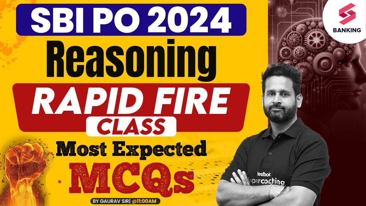 SBI PO 2024 | SBI PO Reasoning Most Expected MCQs | SBI PO 2024 ...