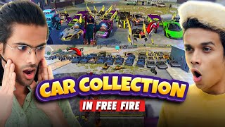 CAR COLLECTION Experiment in FREE FIRE 😨 എന്റെ കിളി പോയി 🤯🔥 RASHIQ DB