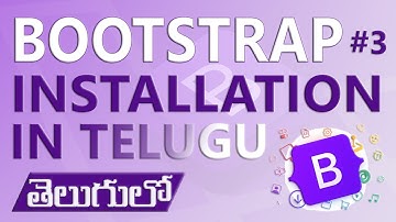BOOTSTRAP INSTALLATION PROCESS | BOOTSTRAP IN TELUGU