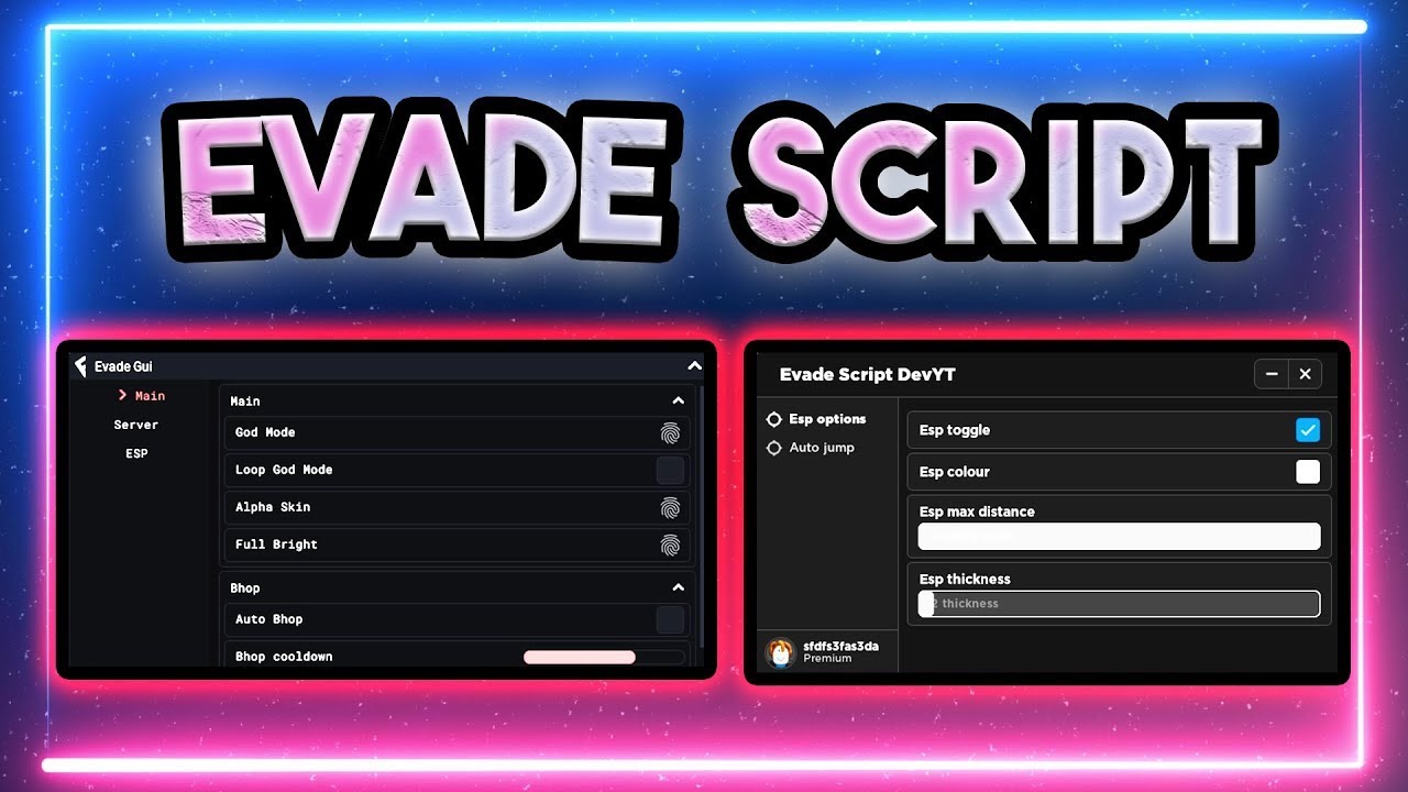 NEW] ROBLOX Evade Script Hack GUI, Auto Farm