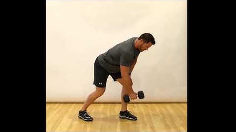 Row w/Rotation (Dumbbells) - Bent Over/Single Arm