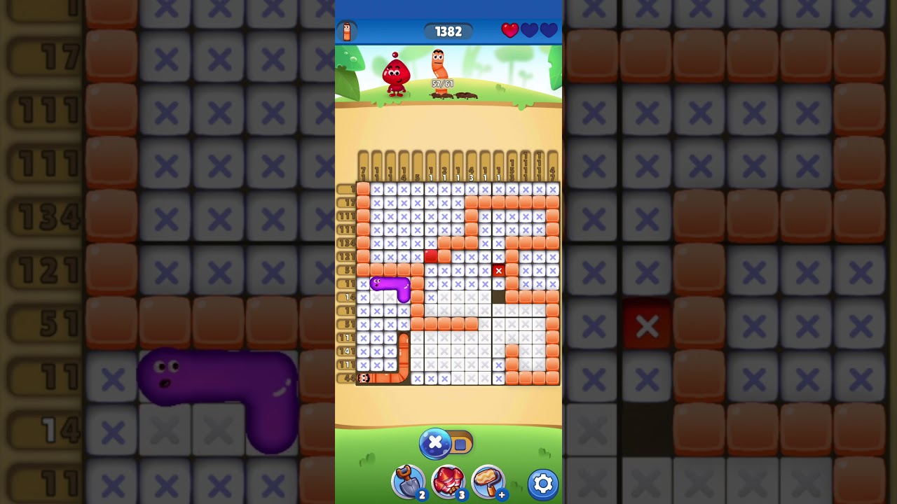 NONO CROSSING LEVEL 1382 #games #level #game #gaming #puzzle