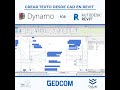Crear textos desde CAD en Revit con Dynamo Demostración
