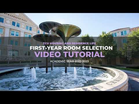 First-Year Housing Selection Video Tutorial