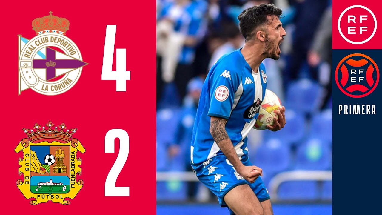 RESUMEN #PrimeraFederación | RC Deportivo 4-2 CF Fuenlabrada | Grupo 1 | Jornada 31