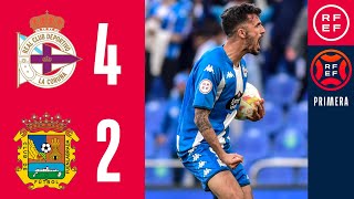 RESUMEN #PrimeraFederación | RC Deportivo 4-2 CF Fuenlabrada | Grupo 1 | Jornada 31