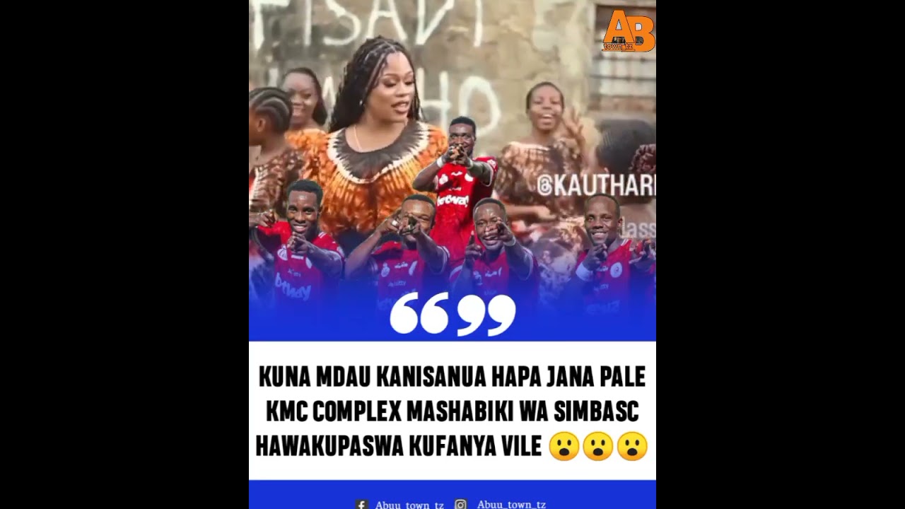 Mdau "Mashabiki wa Simbasc haikustaili kufanya vile pale KMC complex 😮😮 TAZAMA