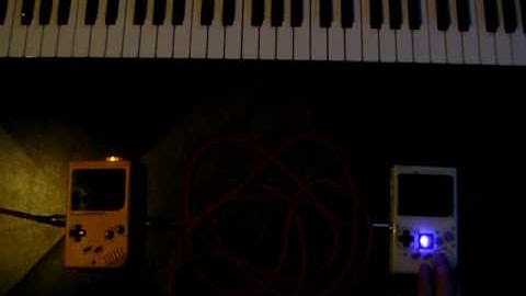 second midi gameboy (for sale!) midi thru demo