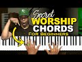 Secrets to Beginner Piano Chords For Worship | 5 Examples