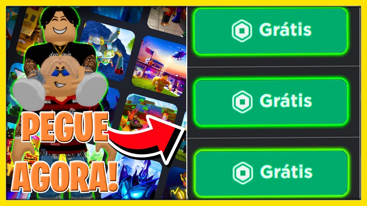 ROBLOX - VEJA AGORA COMO GANHAR 100 ROBUX GRÁTIS NO MAPA CHÃO É LAVA 