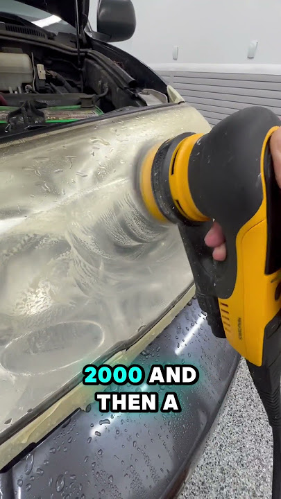 Best headlight restoration tool of all time #autodetailing #detailing #cardetailing #headlights