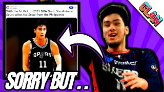 Kai Sotto To Spurs CLOWNED On Reddit (and so was I)