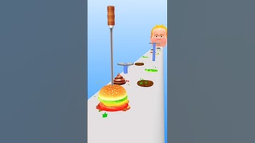 XXXL Burgers 🍔🍔 Run Gameplay Level 88 #ytshorts  #games #viral