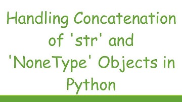 Handling Concatenation of 