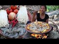 Mushroom Curry with Shrimp for Eating delicious - Mushroom recipes with Shrimp for Food ideas Ep 45