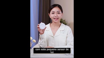 Lâmpada com sensor de movimento LED