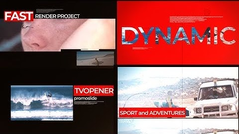 Dynamic Slide (After Effects template)