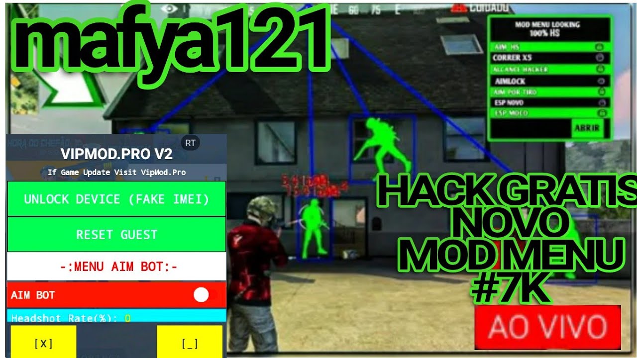 🔴NOVA ATUALIZAÇÃO(2020) DO MOD MENU GRÁTIS COMO BAIXAR HACK FREE