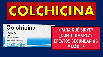 ¿Cuál es el principal efecto secundario de la colchicina?