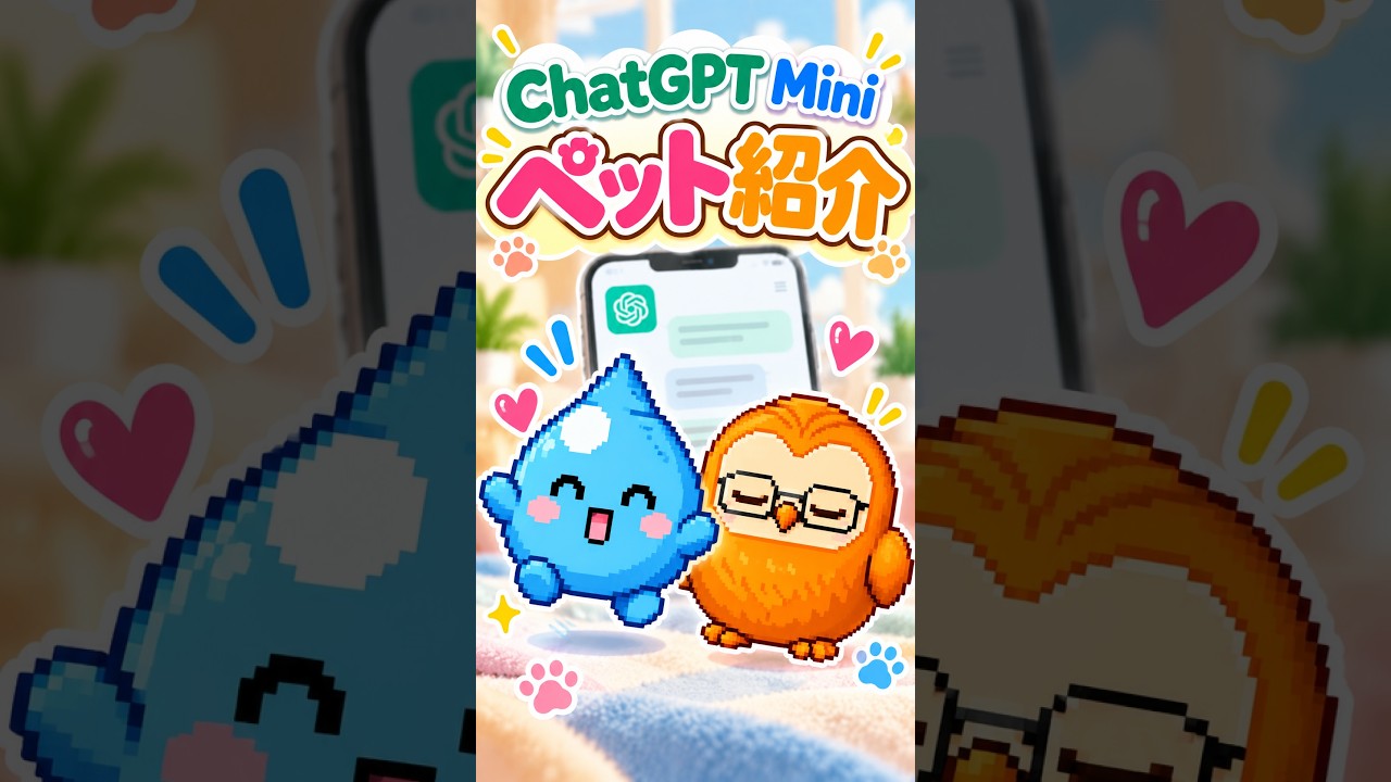 ChatGPTをミニアイコンにして常駐させる｜無料でも！ #いなわく#chatgpt #ChatGPTペット