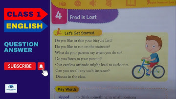 English || Class 1 || Chapter 4 || Fred is Lost Q&A