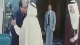 الشيخ صباح الاحمد والامير سعود الفيصل و الرئيس انور الساده والرئيس محمد حسني مبارك