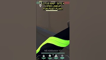 Valorant LOTUS Map Lineups||Site A Viper Poison Post Plant Lineup #valorantclips #ytshorts #valorant