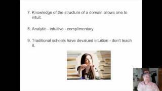 INTUITIION - 4: INTUITION,CREATIVITY, AND CREATIVE PROCESSES
