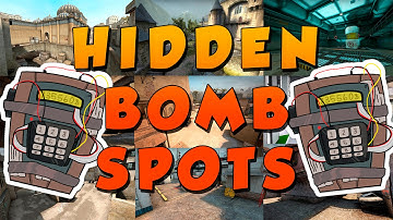 Hidden Bomb Spots On All Official Maps - CSGO