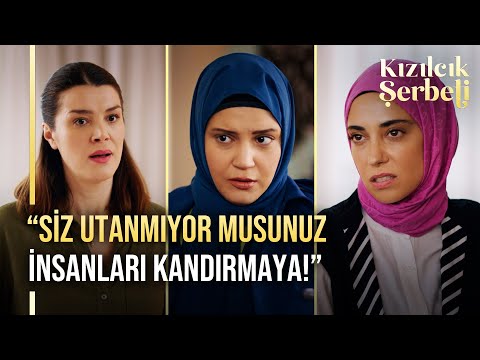 Pembe ve Nursema din tüccarlarına dersini verdi! | Kızılcık Şerbeti 25. Bölüm