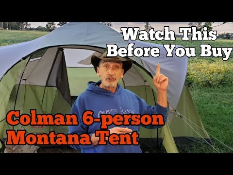 Coleman 6-person Montana tent - YouTube