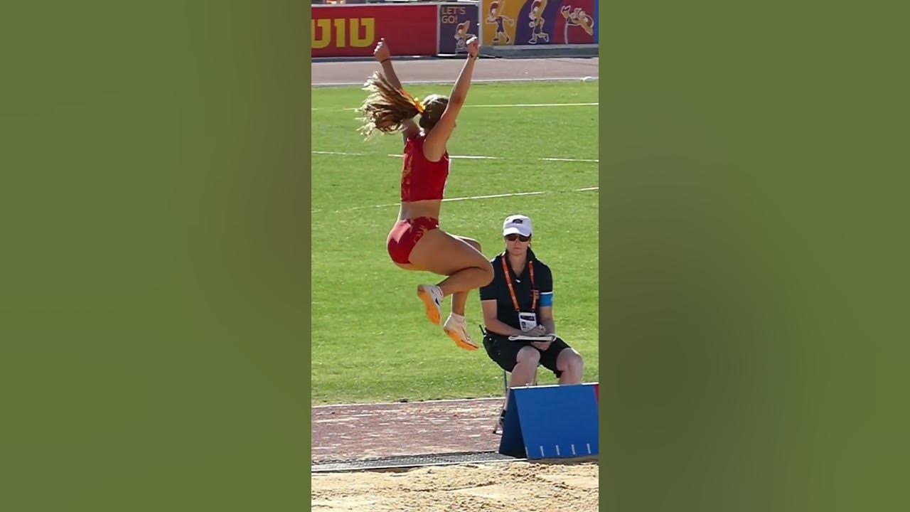 Laura MARTINES ESP 646 cm PB Slow motion 120 fps Olympic Paris