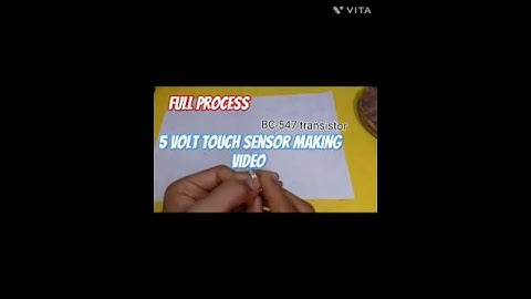 how to make touch sensor switch # used || BC547 transistor project ||school simple project##