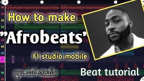 How To Make Afrobeats On FL Studio mobile for beginners 2023