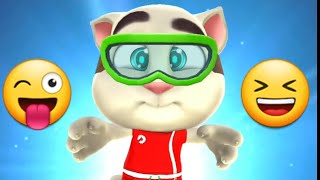 DAILY DOSE OF MY FUNNY TOM 😜😸😆| EP 05|TRY NOT TO LAUGH🙊🤫🤭 |VLOG TALKING TOM🙈👻@kidscity-playtime