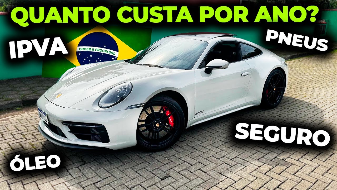QUANTO CUSTA MANTER O PORSCHE 911 GTS 2024 POR ANO? (IPVA, SEGURO E ...