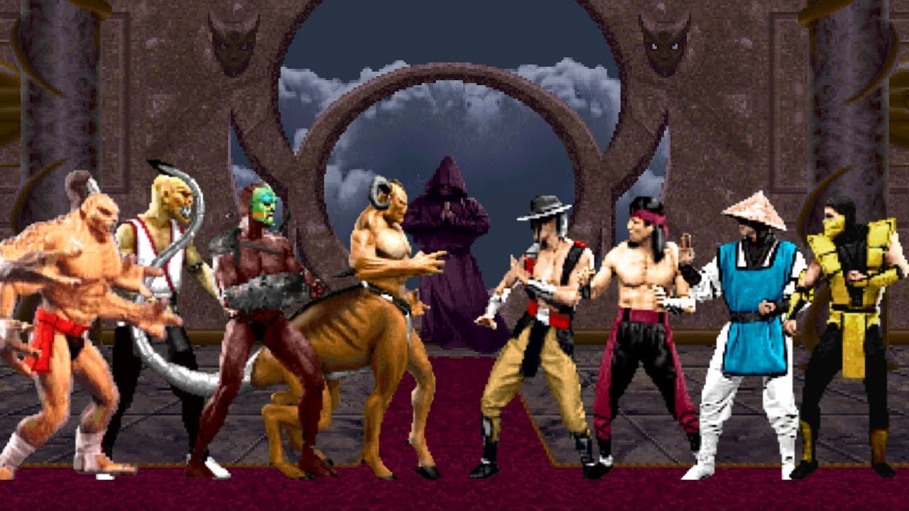 🎮 Mortal Kombat 🔥 Motaro Team vs Raiden Team ☣️ Epic Fight
