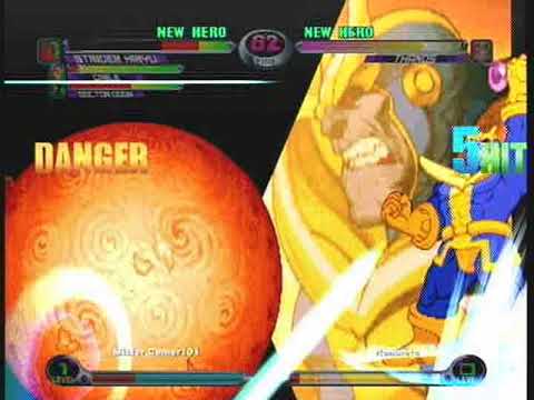 MvC2: Thanos 97% Assist Punish + Unblockable
