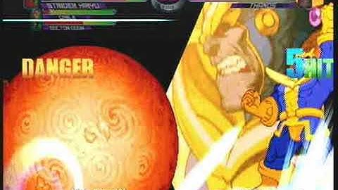 MvC2: Thanos 97% Assist Punish + Unblockable