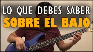 Lo que debes saber sobre el bajo - tips para poder empezar a tocarlo