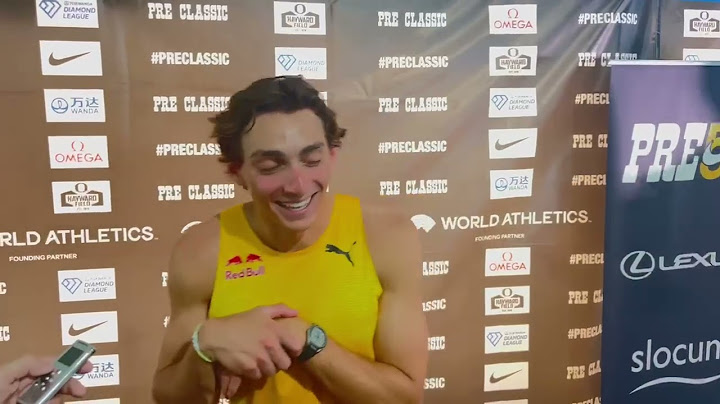 Mondo Duplantis 1st Place Men's Pole Vault at Prefontaine Classic