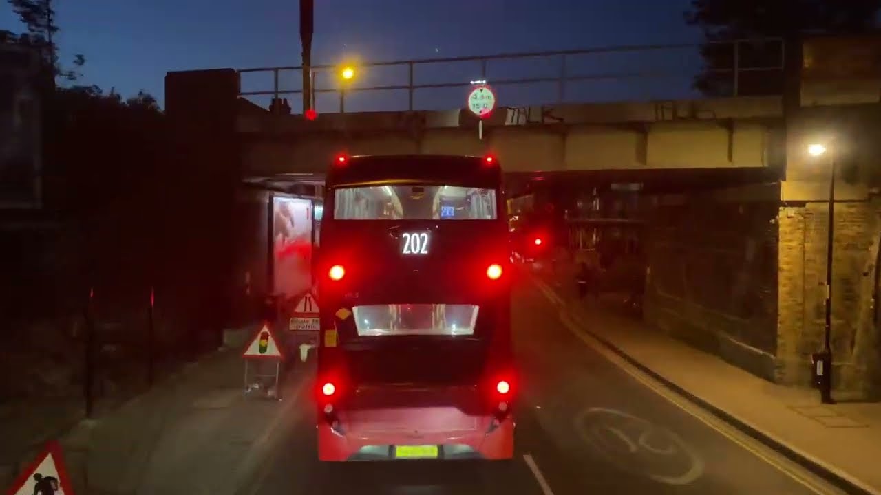 Full Route Visual ~ Bus Route 202 : Crystal Palace - Blackheath, Royal Standard