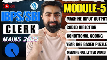 IBPS/SBI CLERK MAINS 2025 : MODULE 05 || Misc + Puzzles, Exam Relevant || By Dhruva Sir