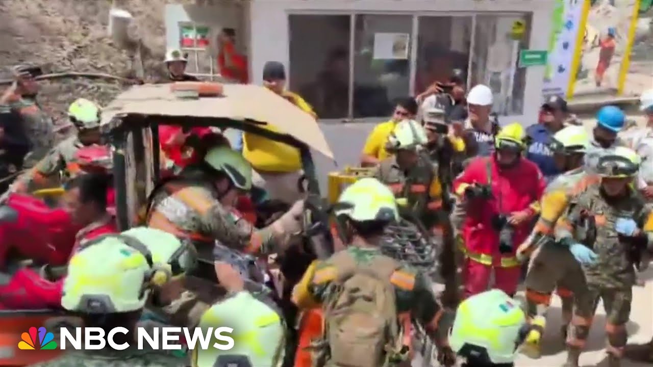 Rescue crews save miner after 14 days trapped in cave