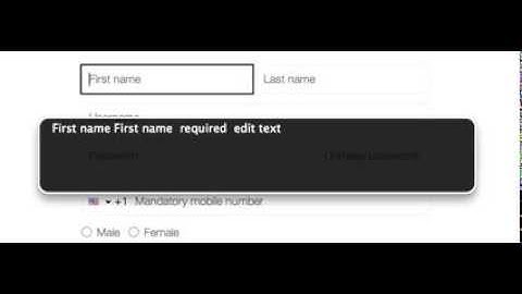 Accessible form validation: Accessibility + YUI