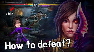 Ugh i can't ! 😰 How to Defeat june ? *Humiliation of June*  || Shadow Fight 4 arena