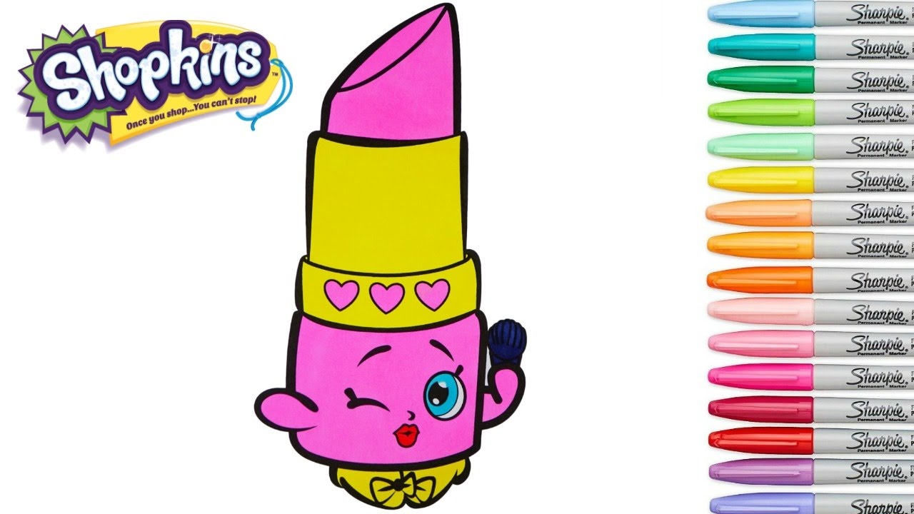 Featured image of post Lippy Lips Coloring Pages Shopkins coloring book pages compilation season 1 lippy lips kooky cookie strawberry kisses apple blossom tommy