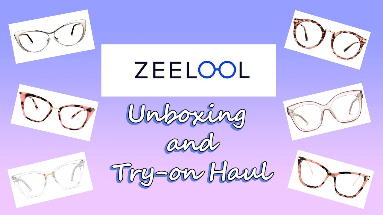 Getting glasses online...is it worth it? || ZEELOOL Unboxing and Review