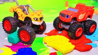 Вспыш и чудо машинки - Цветной трек - Развивающие мультики 2020 с игрушками про машинки для детей