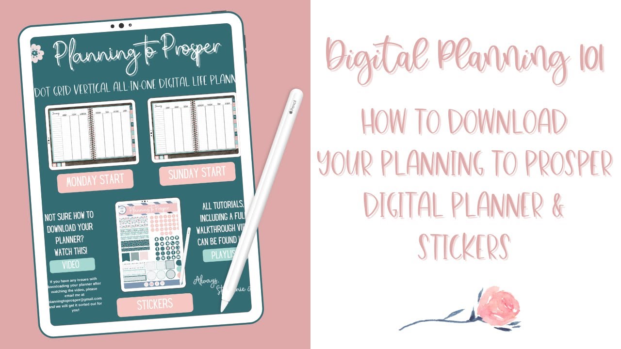 Digital Planning 101 | How to Download Your Planning to Prosper Digital ...
